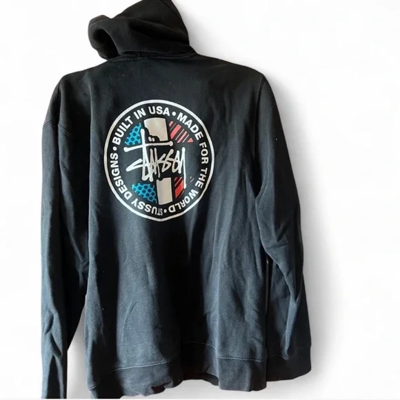 Stussy Charcoal Hoodie for Men - Picture 2 of 9